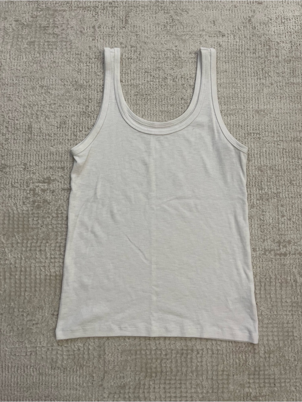 aerie White Scoop Neck Tank Top